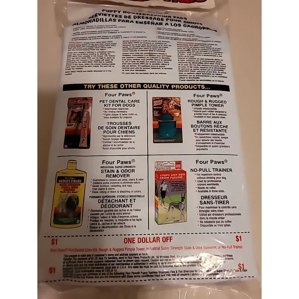 Puppy‎ Housebreaking Pads Or Wee-wee Pads. 7 Pads. 23 X 24 In